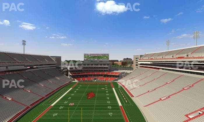 Razorback Stadium - Section 533 Seat View