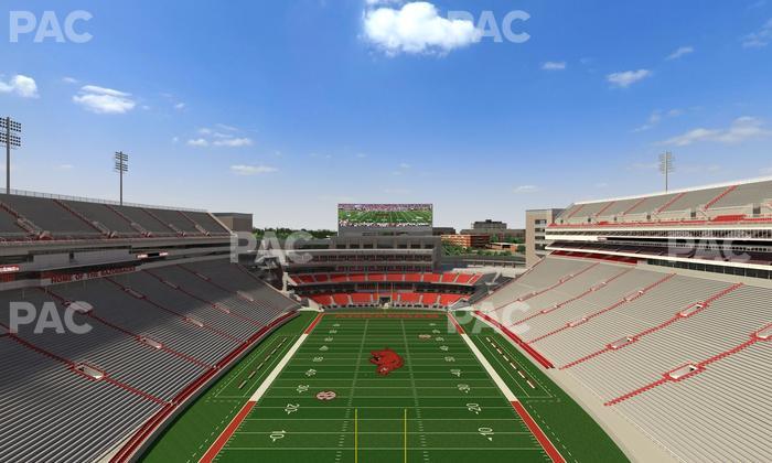 Razorback Stadium - Section 534 Seat View