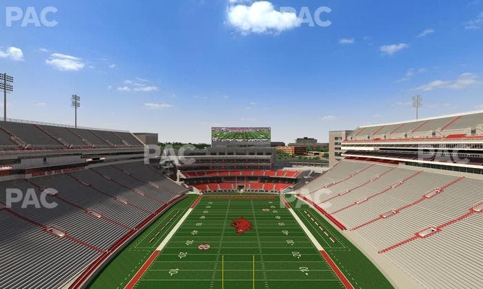 Razorback Stadium - Section 534 Seat View