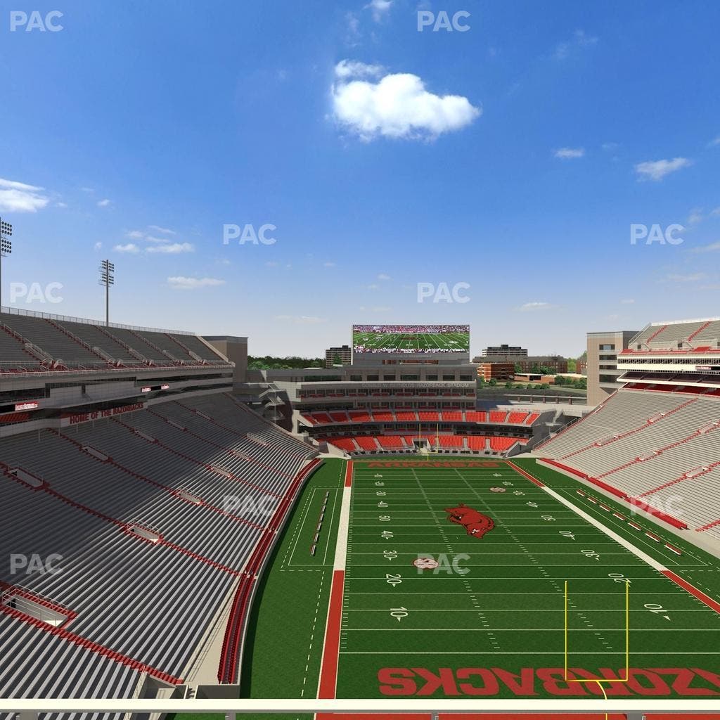 Razorback Stadium - Section 536 Seat View
