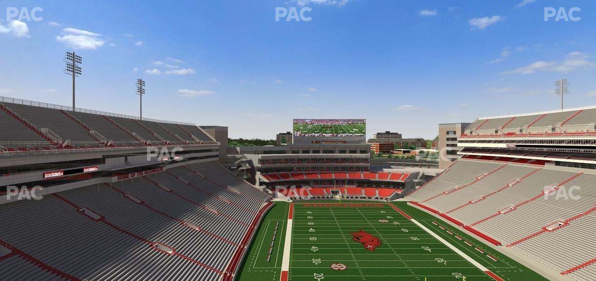 Razorback Stadium - Section 536 Seat View