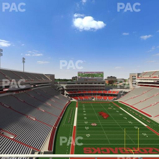 Razorback Stadium - Section 536 Seat View