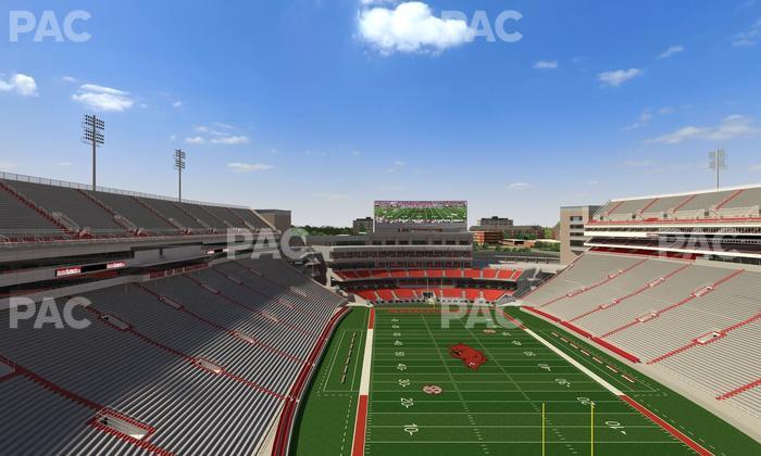 Razorback Stadium - Section 536 Seat View