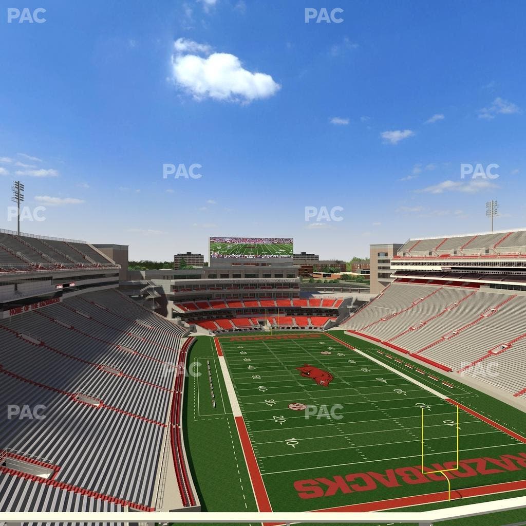 Razorback Stadium - Section 537 Seat View