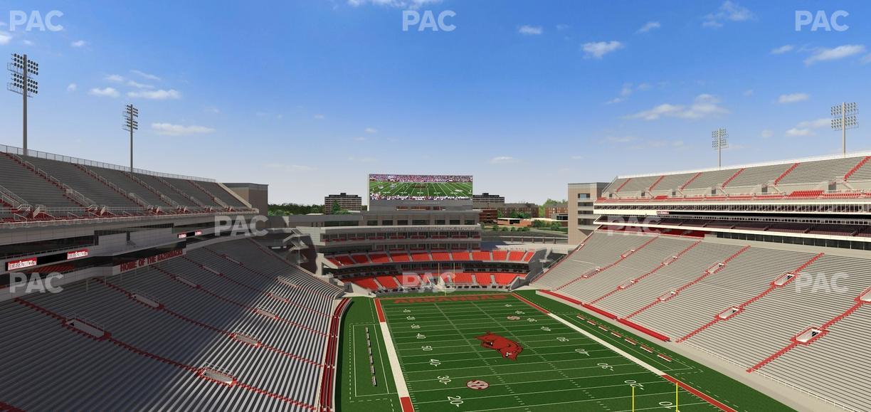 Razorback Stadium - Section 537 Seat View