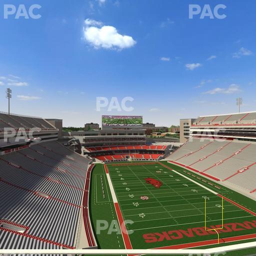 Razorback Stadium - Section 537 Seat View