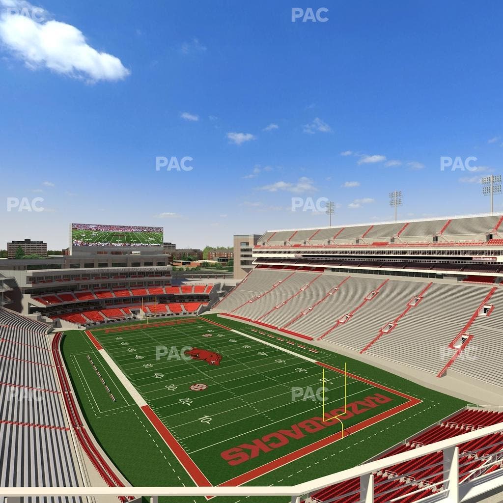 Razorback Stadium - Section 538 Seat View