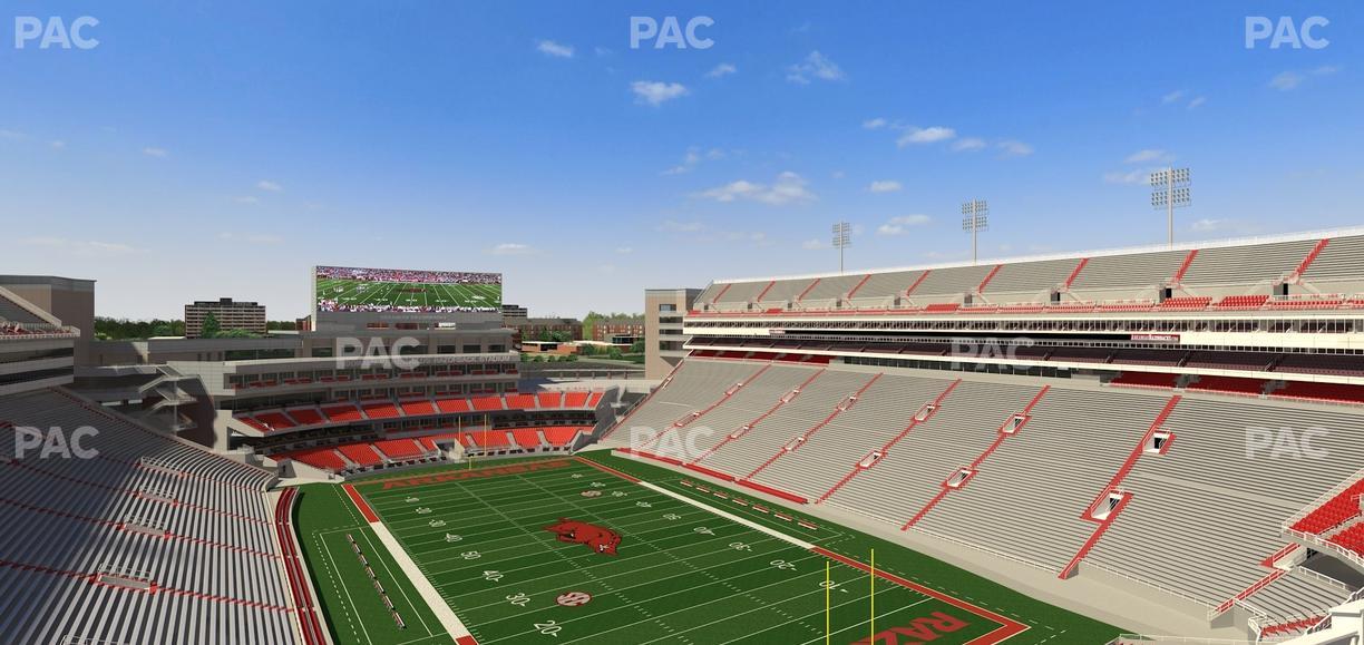 Razorback Stadium - Section 538 Seat View