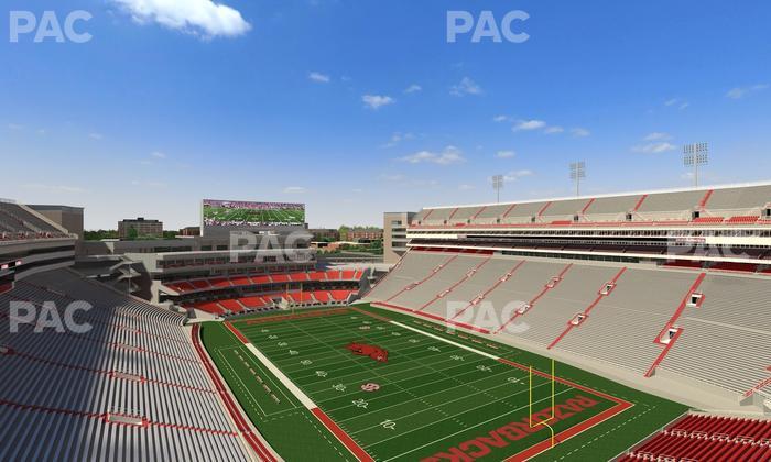 Razorback Stadium - Section 539 Seat View