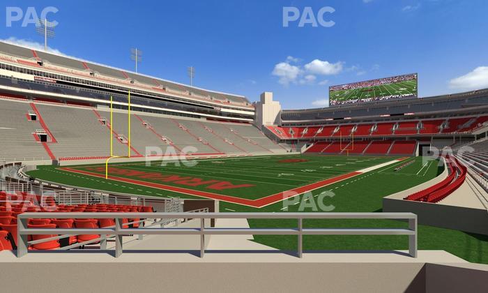Razorback Stadium - Section F 1 Seat View