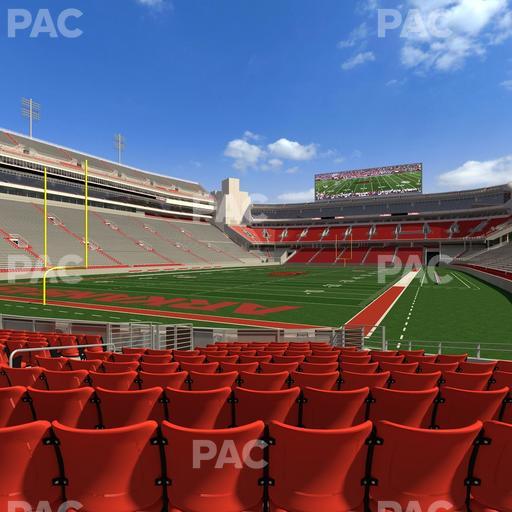 Razorback Stadium - Section F 2 Seat View