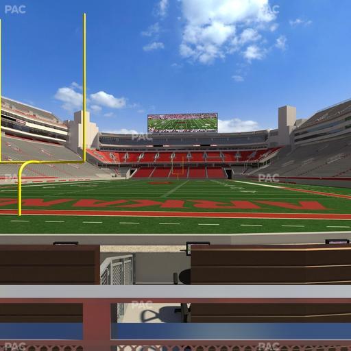 Razorback Stadium - Section F 4 Seat View