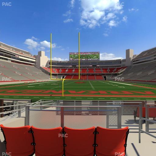 Razorback Stadium - Section F 5 Seat View