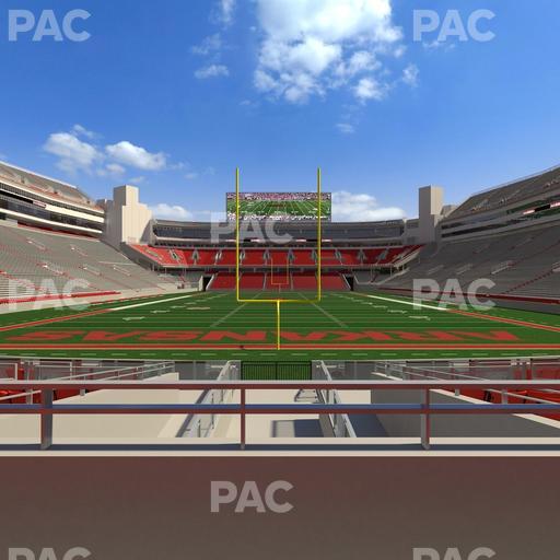 Razorback Stadium - Section F 5 Seat View