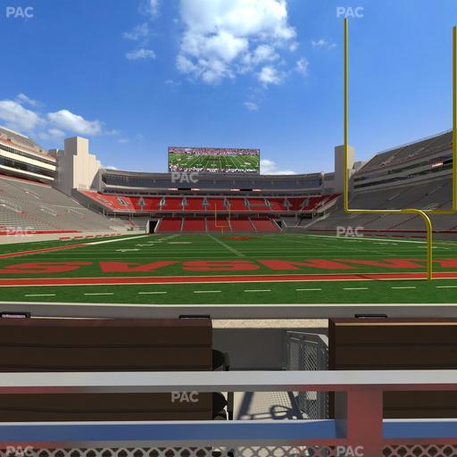 Razorback Stadium - Section F 6 Seat View