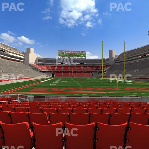 Razorback Stadium - Section F 6 Seat View