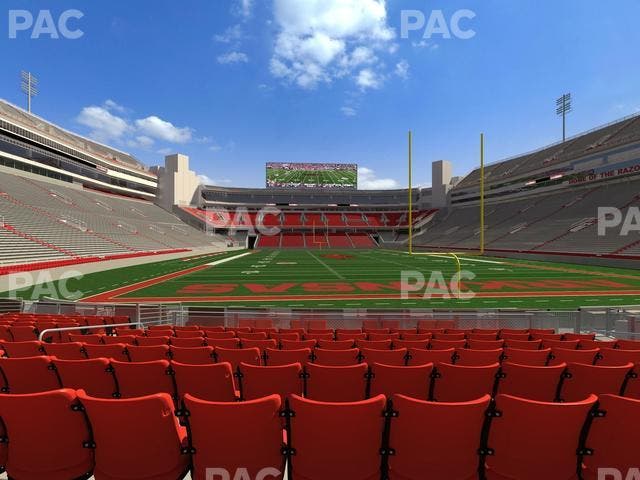 Razorback Stadium - Section F 6 Seat View