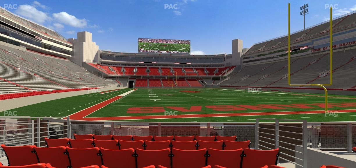Razorback Stadium - Section F 7 Seat View
