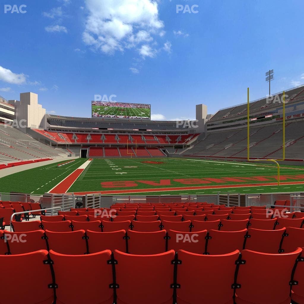 Razorback Stadium - Section F 7 Seat View