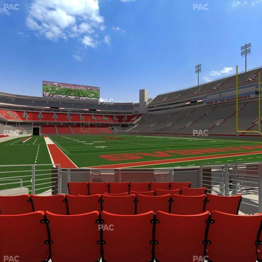 Razorback Stadium - Section F 8 Seat View