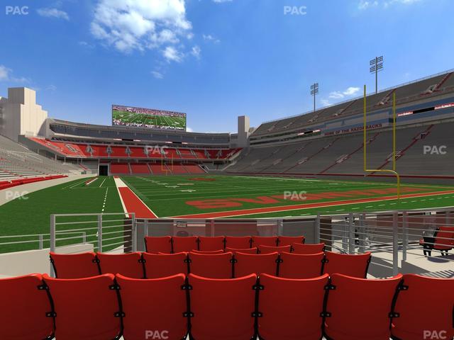 Razorback Stadium - Section F 8 Seat View
