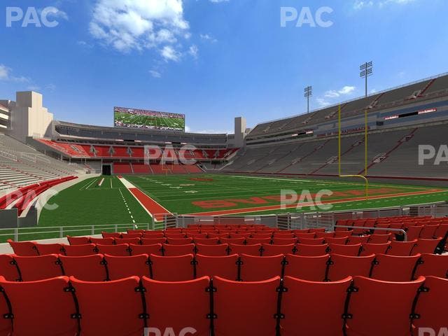 Razorback Stadium - Section F 8 Seat View