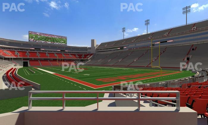 Razorback Stadium - Section F 9 Seat View