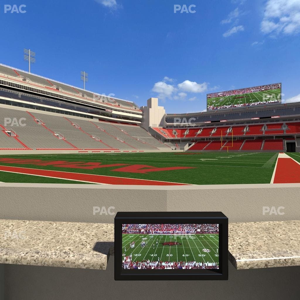 Razorback Stadium - Section Loge 1 Seat View