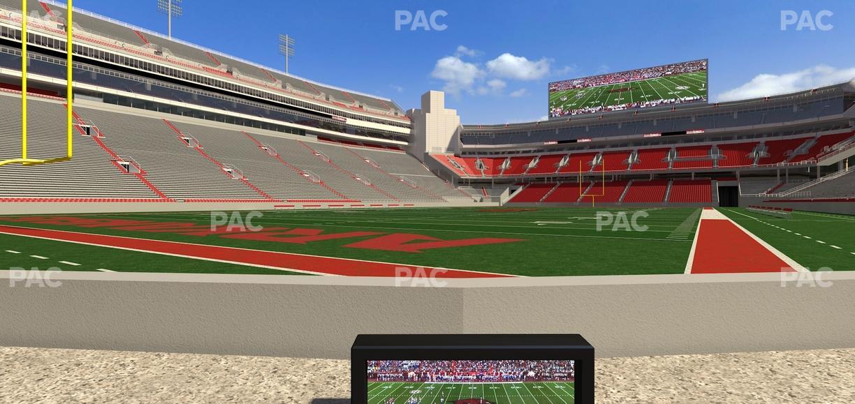 Razorback Stadium - Section Loge 1 Seat View