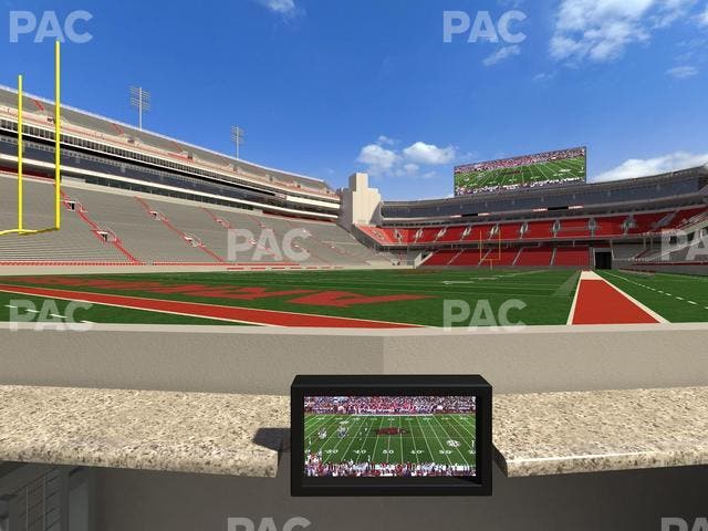 Razorback Stadium - Section Loge 1 Seat View