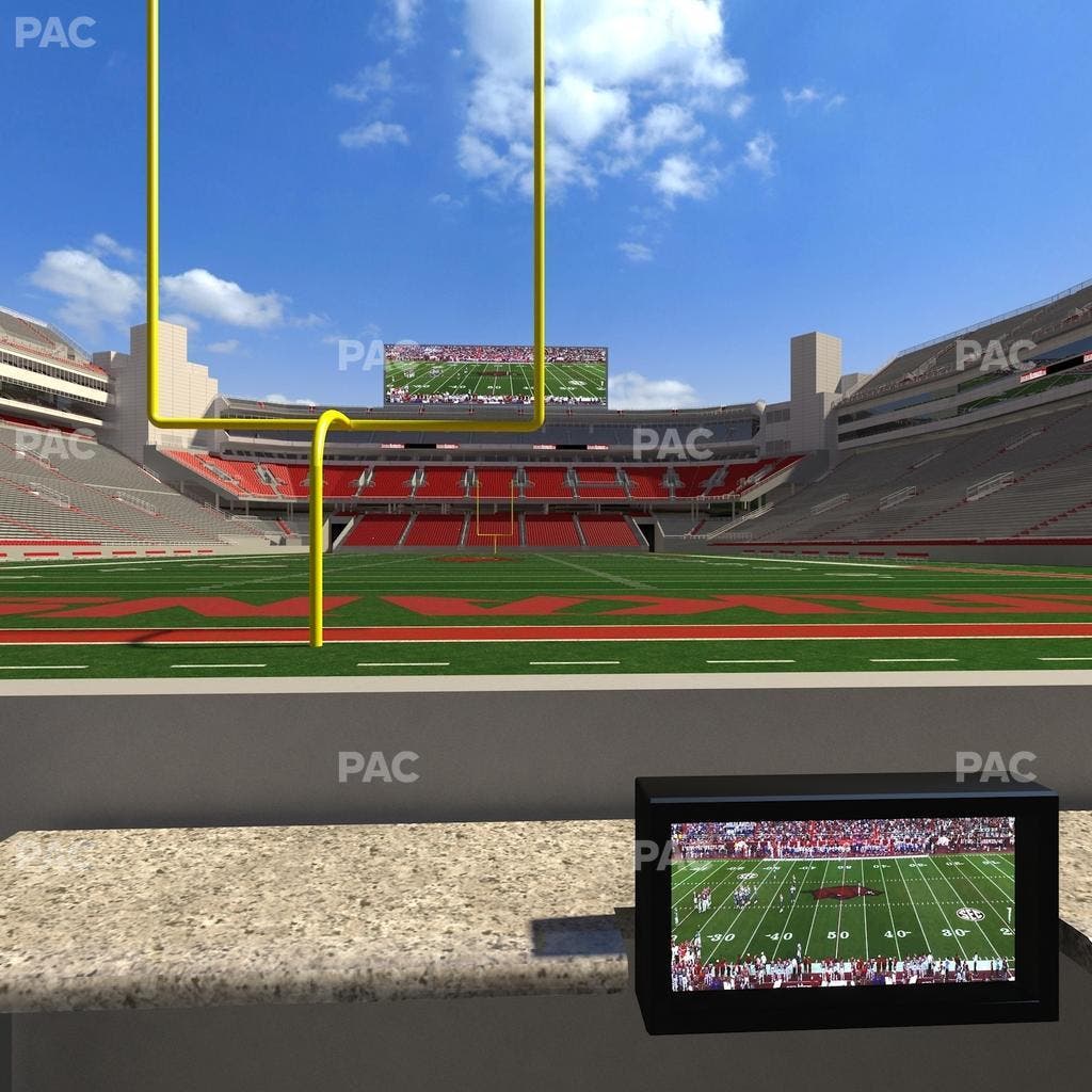 Razorback Stadium - Section Loge 10 Seat View
