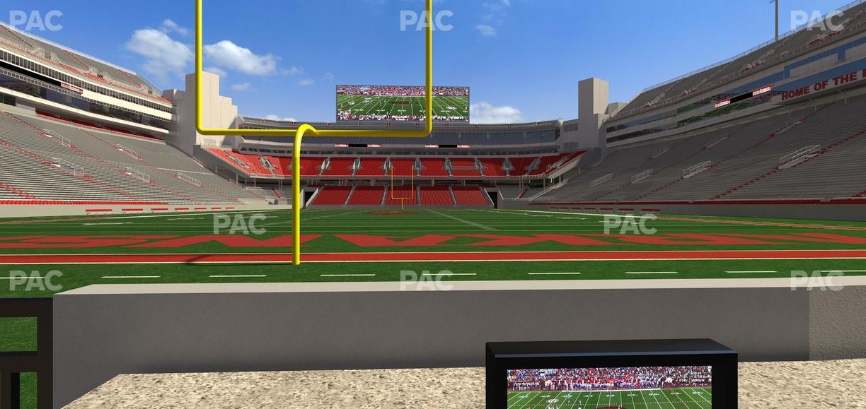 Razorback Stadium - Section Loge 10 Seat View