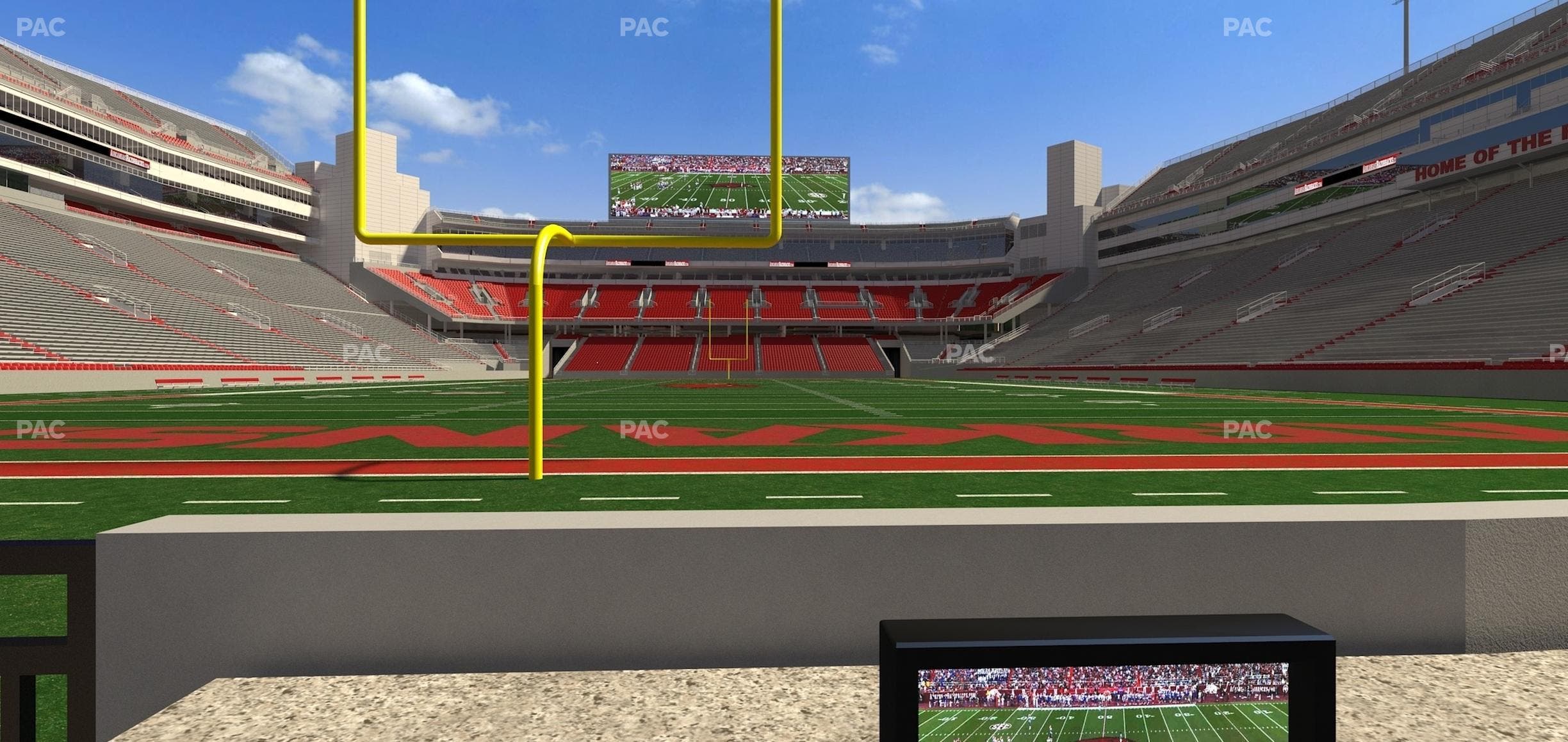 Razorback Stadium - Section Loge 10 Seat View