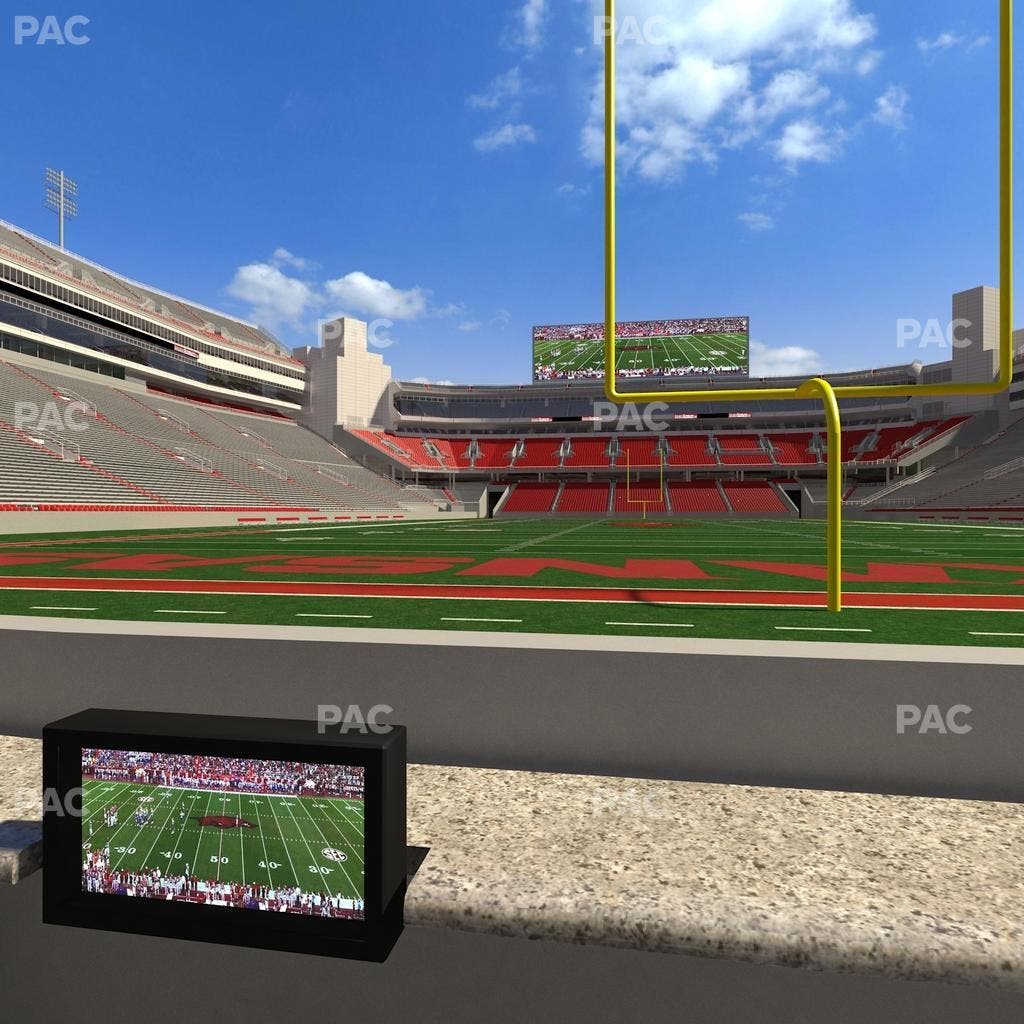Razorback Stadium - Section Loge 11 Seat View