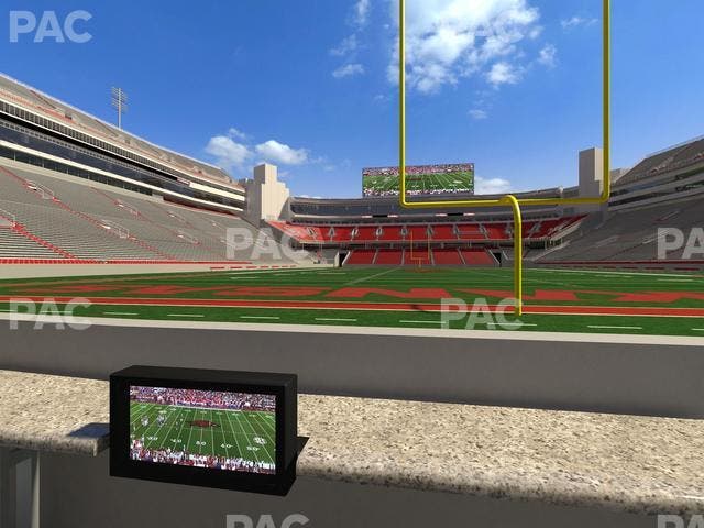 Razorback Stadium - Section Loge 11 Seat View