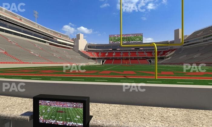 Razorback Stadium - Section Loge 11 Seat View