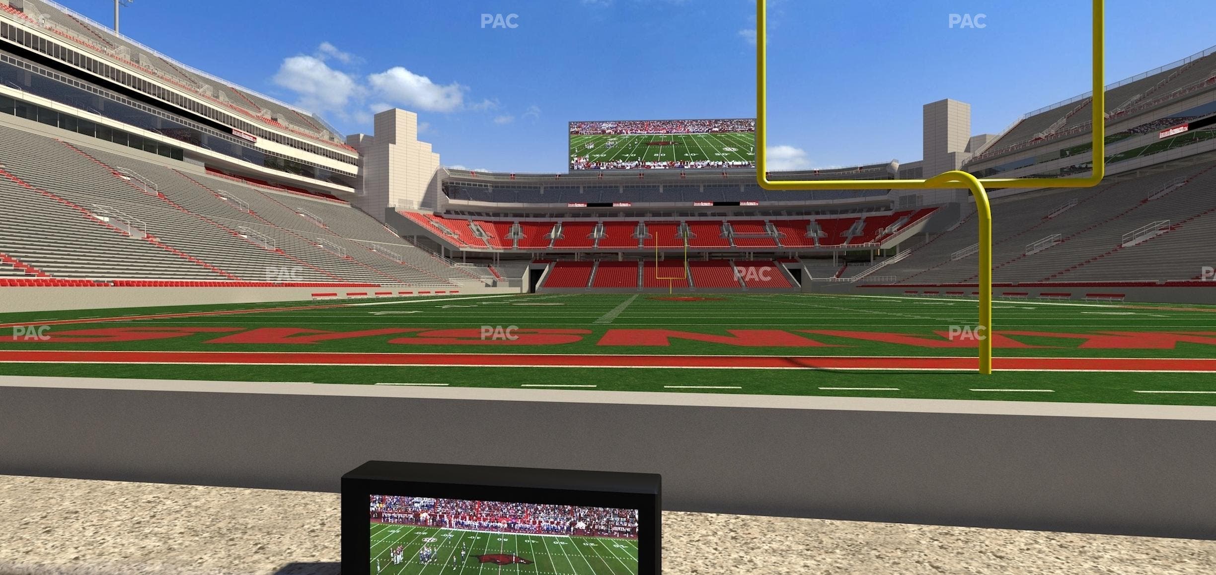Razorback Stadium - Section Loge 12 Seat View