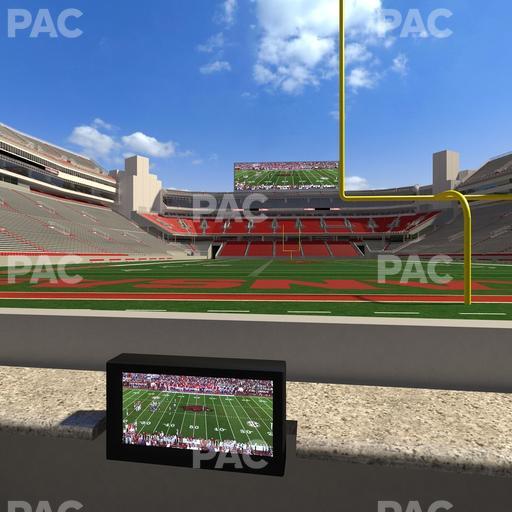 Razorback Stadium - Section Loge 12 Seat View