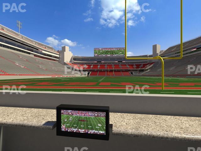 Razorback Stadium - Section Loge 12 Seat View Razorback Stadium - Section Loge 12 Seat View