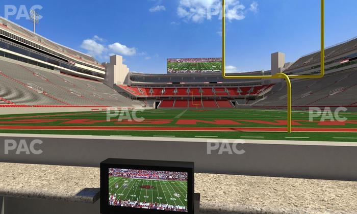 Razorback Stadium - Section Loge 12 Seat View