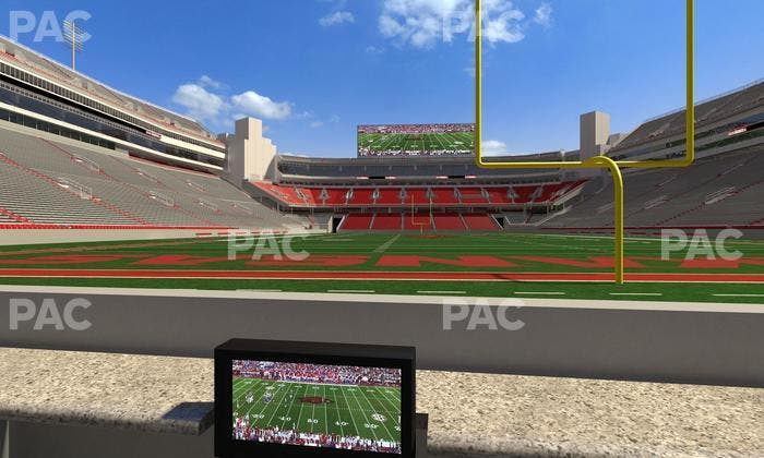 Razorback Stadium - Section Loge 12 Seat View