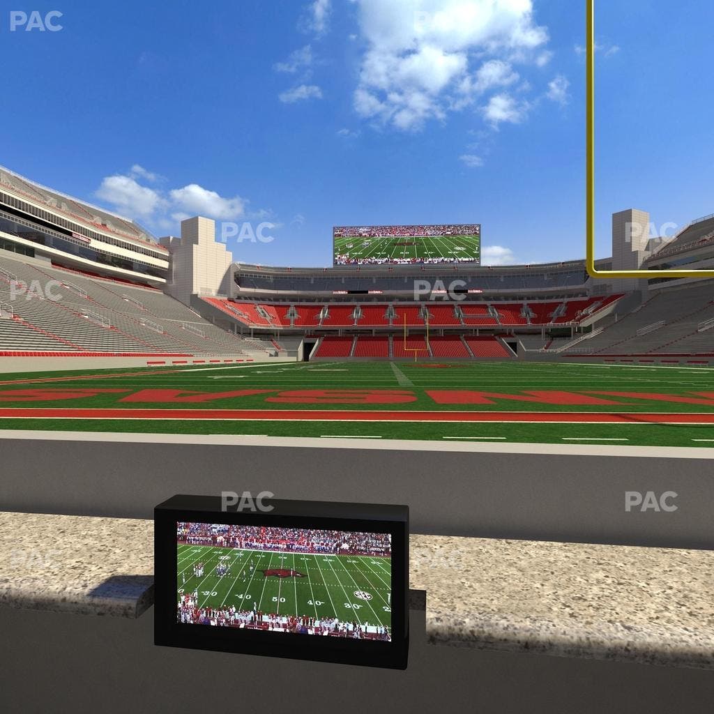 Razorback Stadium - Section Loge 13 Seat View