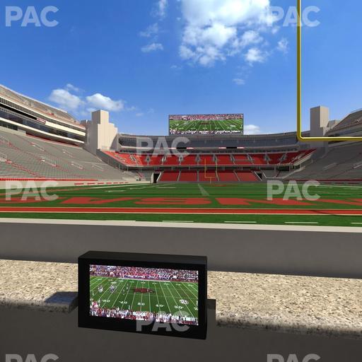 Razorback Stadium - Section Loge 13 Seat View
