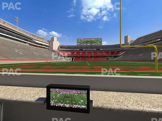 Razorback Stadium - Section Loge 13 Seat View
