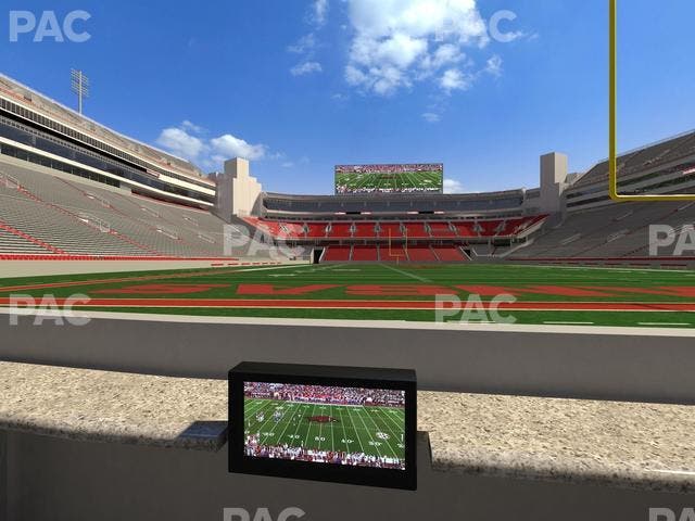 Razorback Stadium - Section Loge 14 Seat View