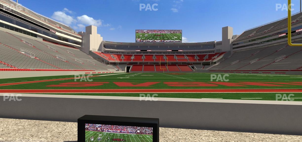 Razorback Stadium - Section Loge 15 Seat View