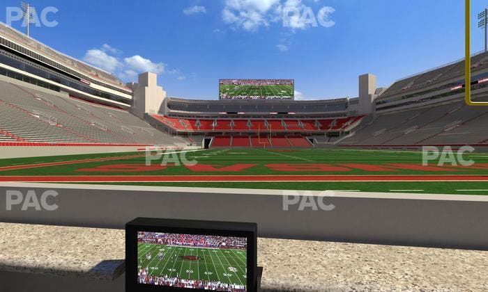 Razorback Stadium - Section Loge 15 Seat View