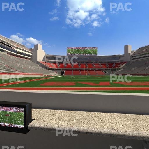 Razorback Stadium - Section Loge 17 Seat View