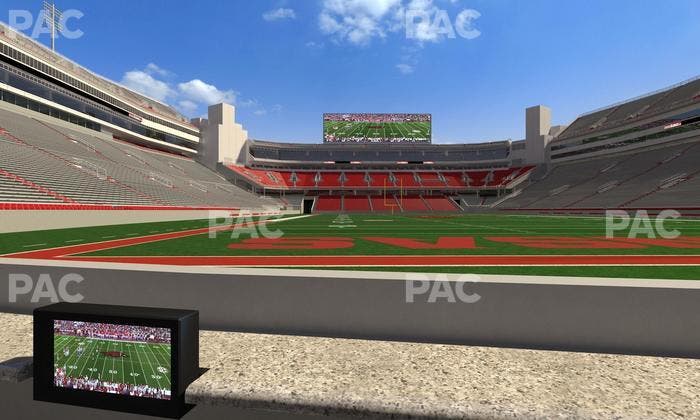 Razorback Stadium - Section Loge 17 Seat View
