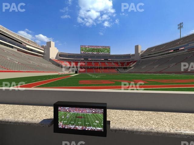Razorback Stadium - Section Loge 18 Seat View